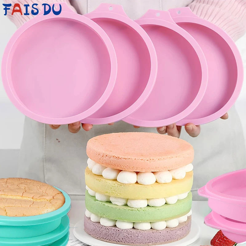 Pastel Silicone Cake Pans