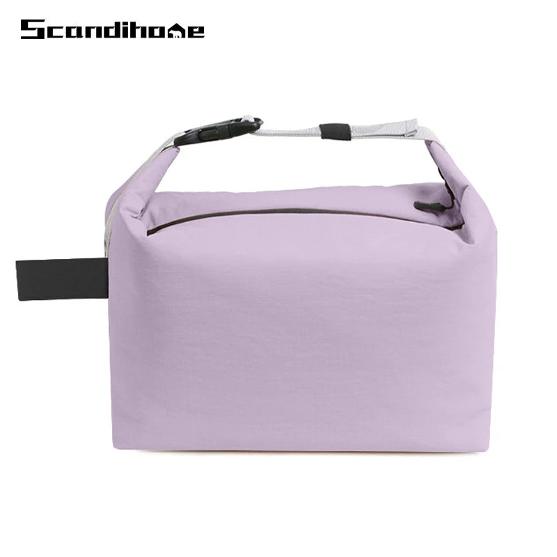Insulated Lunch Bag with Aluminium Foil Lining – Portable Food Storage for Work or Picnic