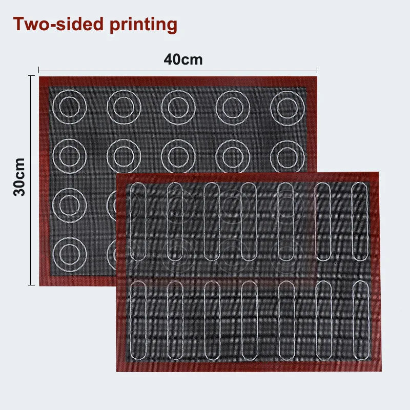 Perforated Silicone Baking Mat – Non-Stick Oven Liner for Macarons, Cookies & Bread