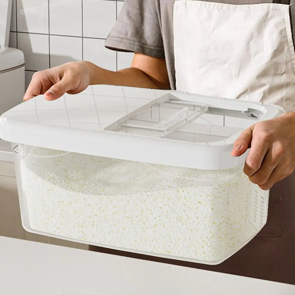 Creative Airtight Rice Storage Container – Moisture-Proof Cereal & Grain Box