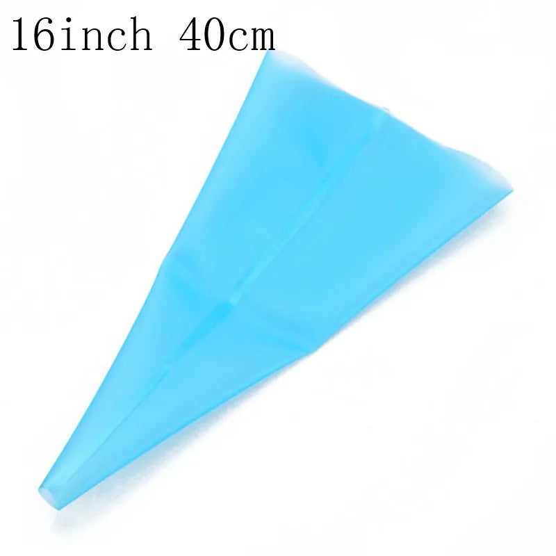 4pc Reusable Silicone Piping Bags – Icing Bags for Cake Decorating
