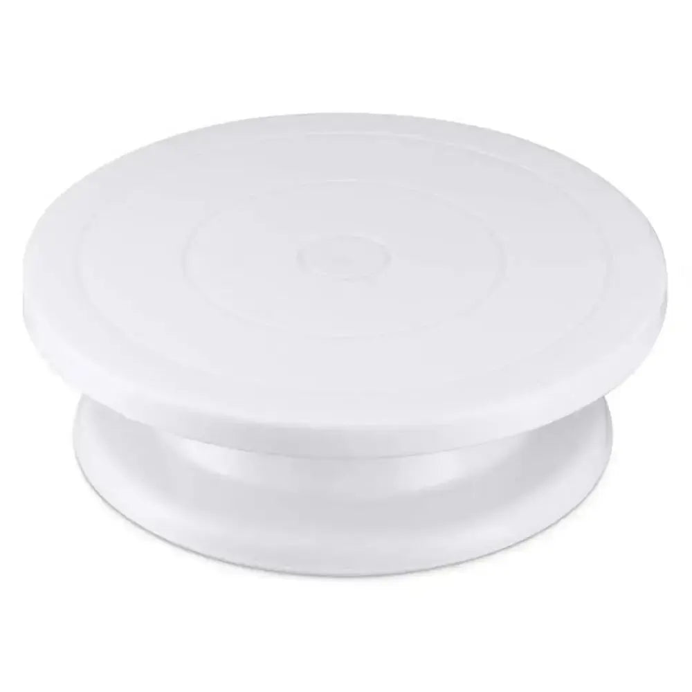 Plastic Cake Turntable with Non-Slip Edge – Laminating and Decorating Table for Baking