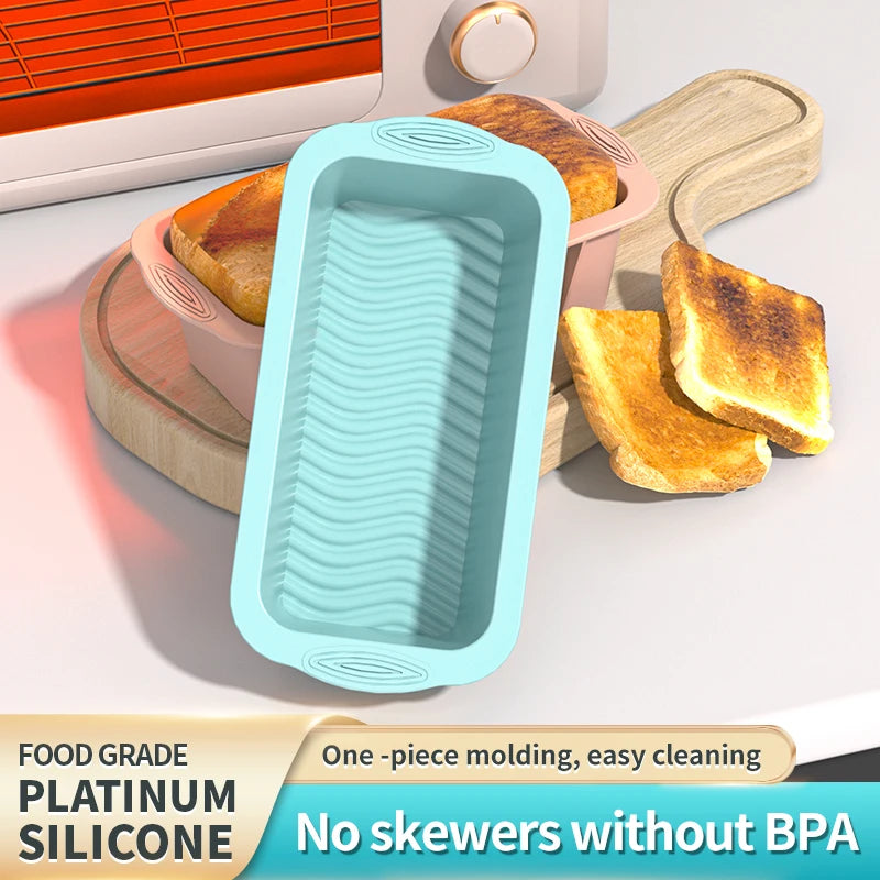 Non-Stick Silicone Cake Mould – Versatile Baking Pan for Cakes or Breads