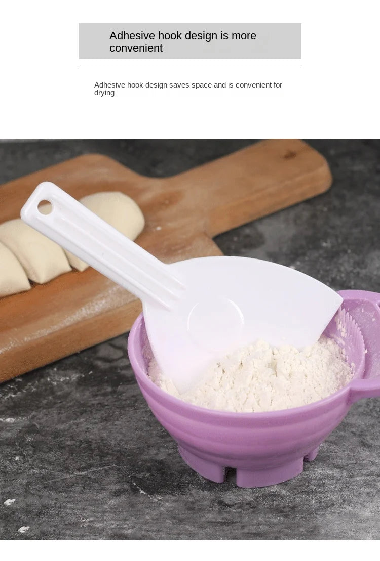 Plastic Cake Knife and Dough Scraper – Soft Scratch Board for Baking, Butter, and Chocolate