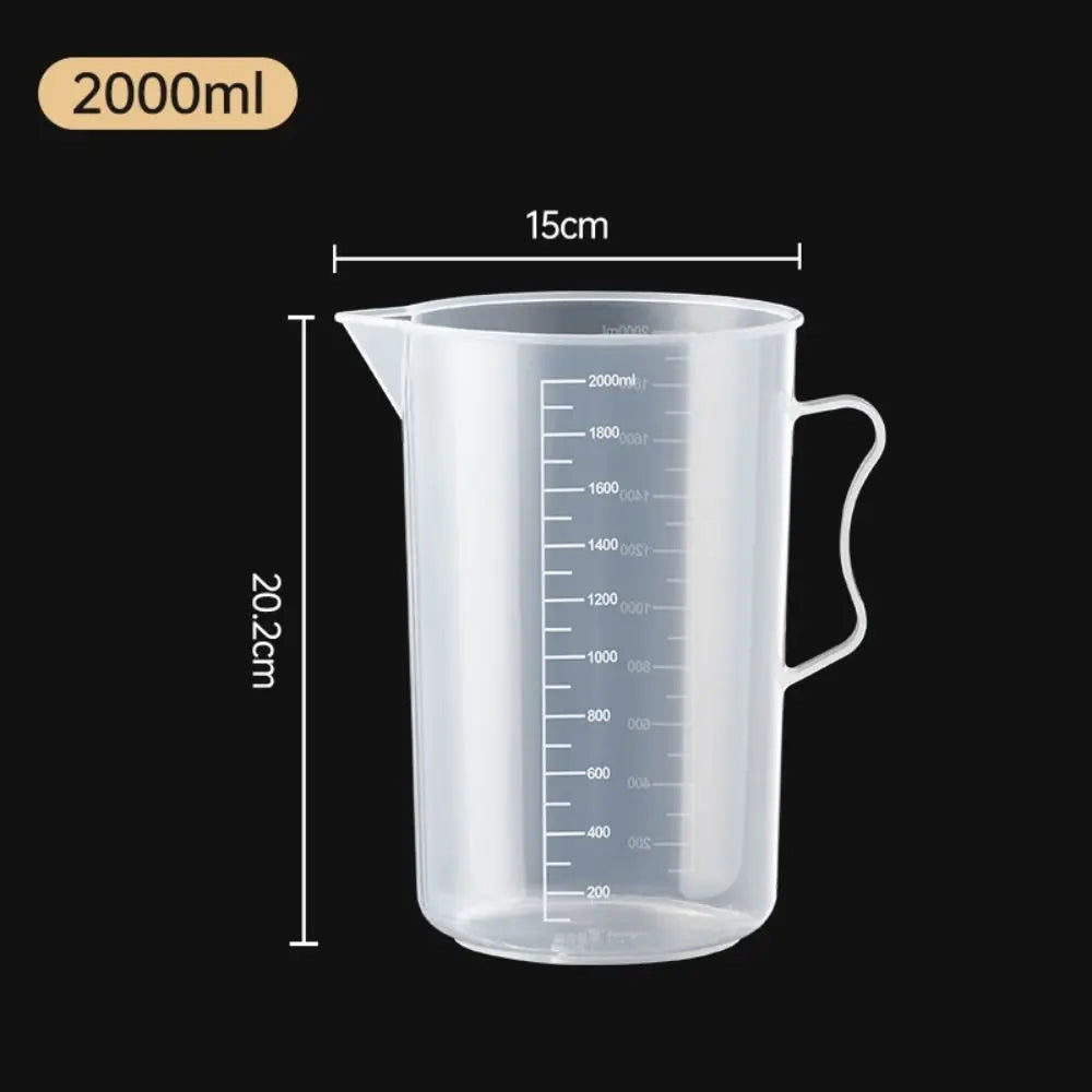 Plastic Measuring Cup – Transparent Liquid Measuring Tool for Baking, Cooking & Mixing