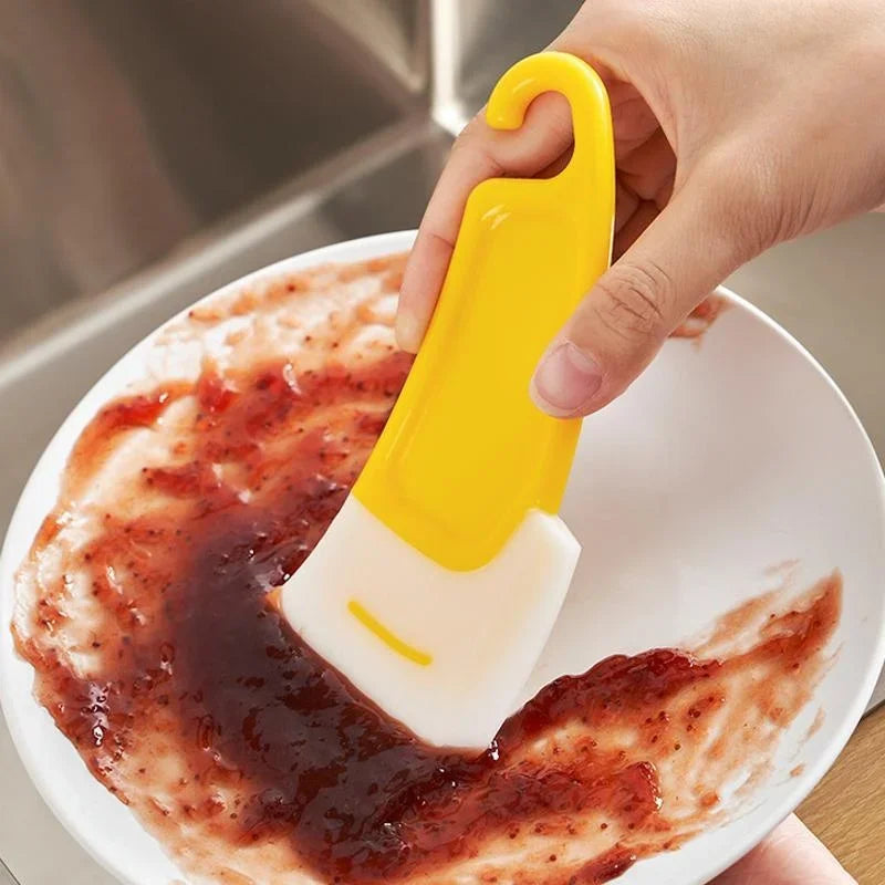 Silicone Kitchen Cleaning Spatula – Soft Blade Scraper for Pots, Pans & Baking Dishes