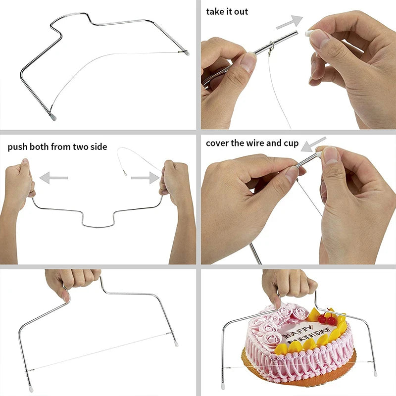 7pcs Cake Decorating Kit – Turntable, Spatula & Leveler for Easy Cake Design