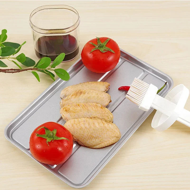Silicone Oil Brush with Portable Bottle – High Temperature Resistant Baking and BBQ Tool