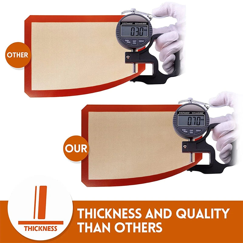 Non-Stick Silicone Baking Mat – Heat-Resistant Oven & Air Fryer Liner for Pastry & Bread