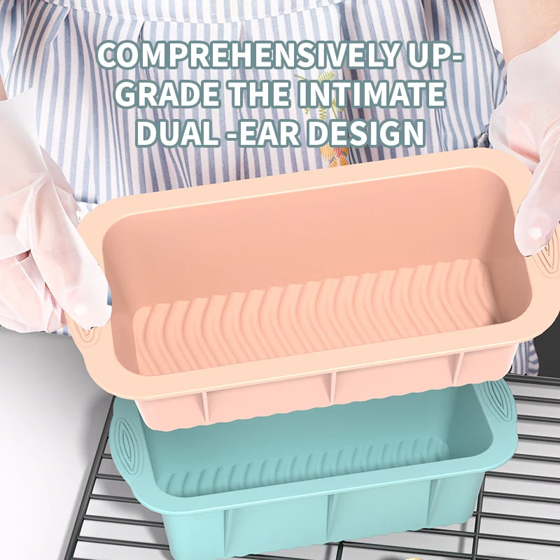 Non-Stick Silicone Cake Mould – Versatile Baking Pan for Cakes or Breads