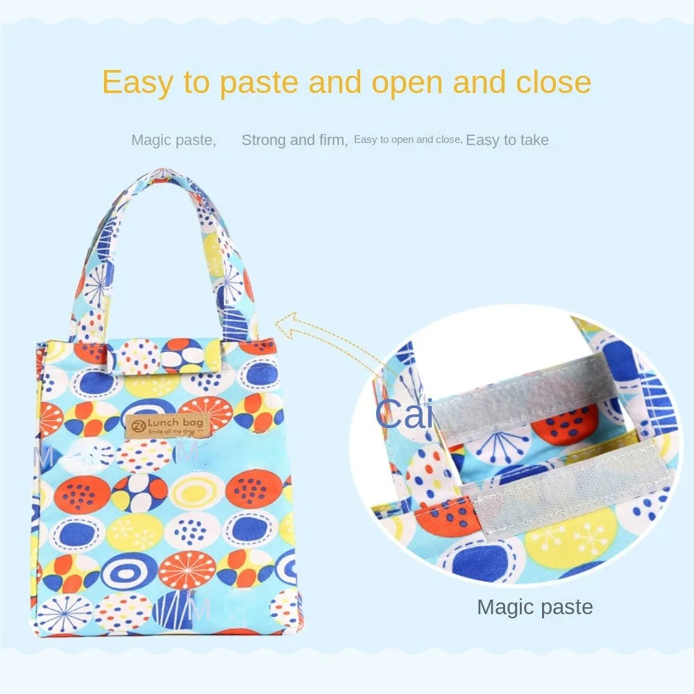 Oxford Cloth Insulated Lunch Bag – Waterproof Cooler for Food & Drink Storage