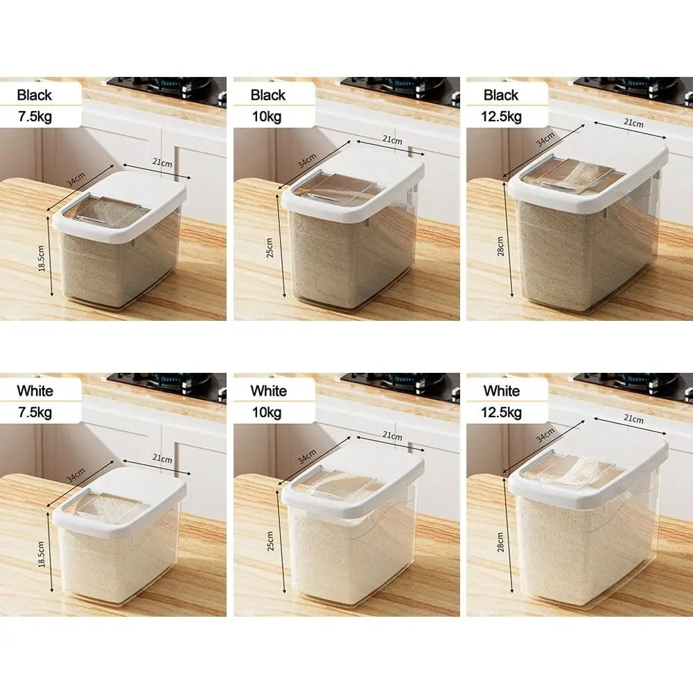 Creative Airtight Rice Storage Container – Moisture-Proof Cereal & Grain Box