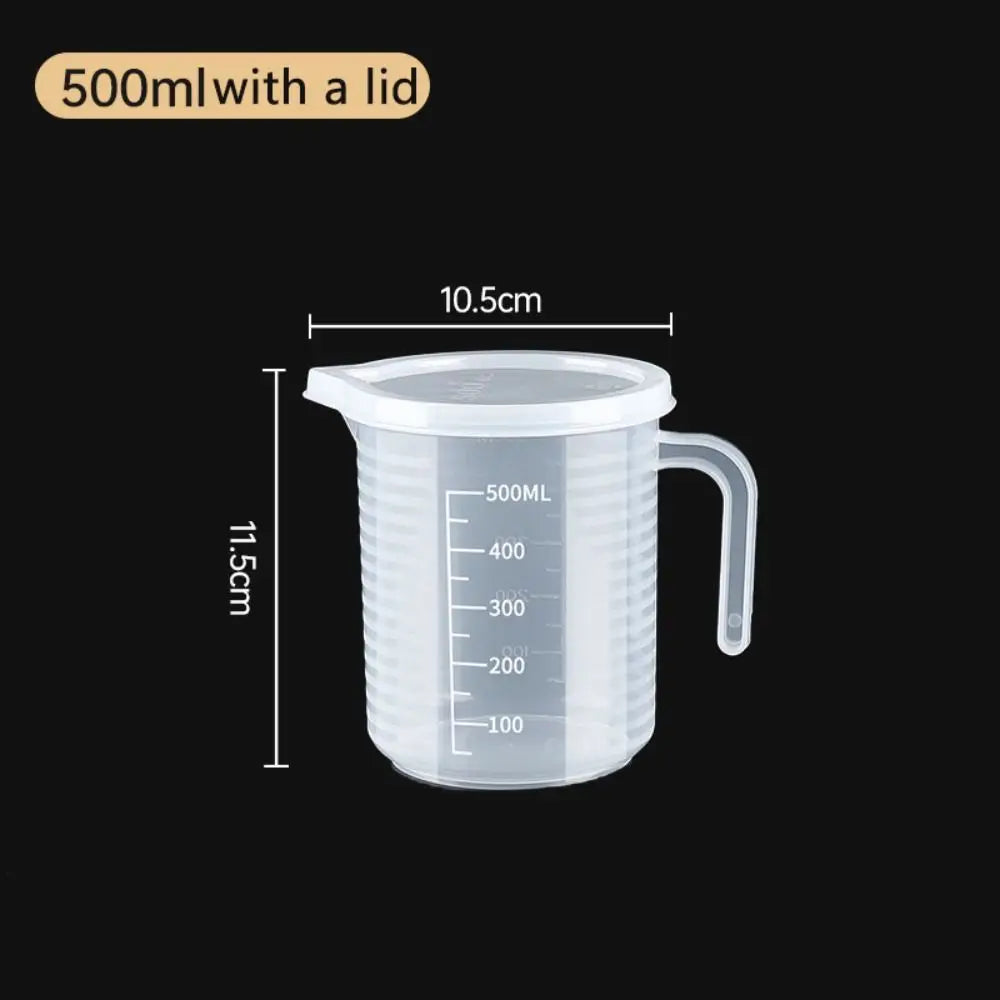 Plastic Measuring Cup – Transparent Liquid Measuring Tool for Baking, Cooking & Mixing