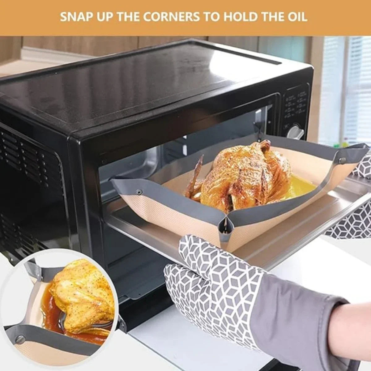 Leak-Proof Silicone Baking Mat