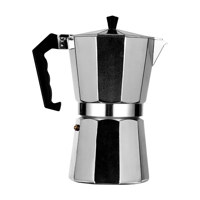 600ml Moka Coffee Pot – Italian-Style Aluminium Espresso Maker for Stove-Top Brewing