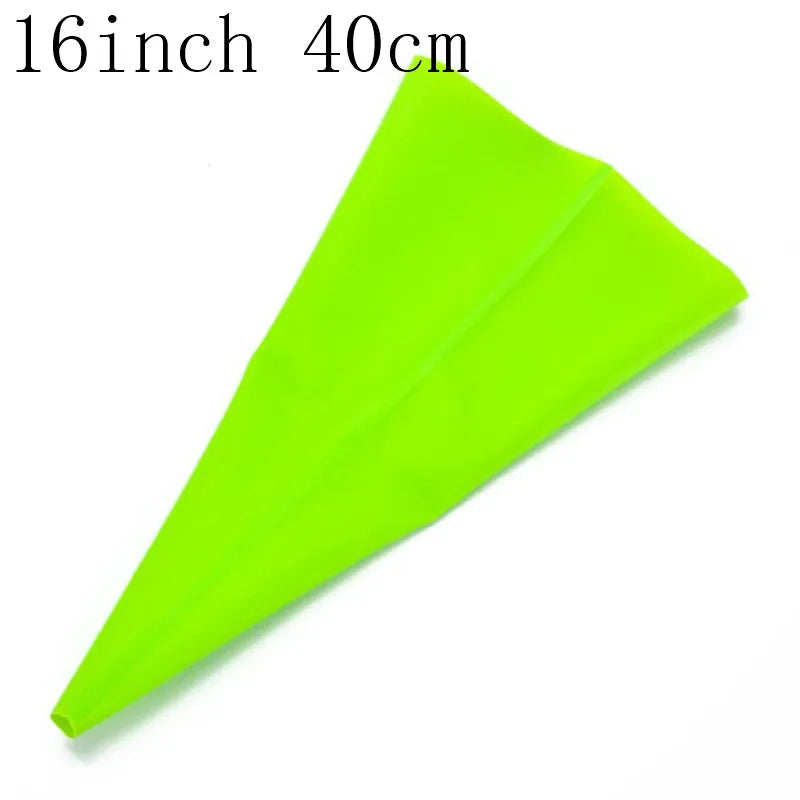 4pc Reusable Silicone Piping Bags – Icing Bags for Cake Decorating