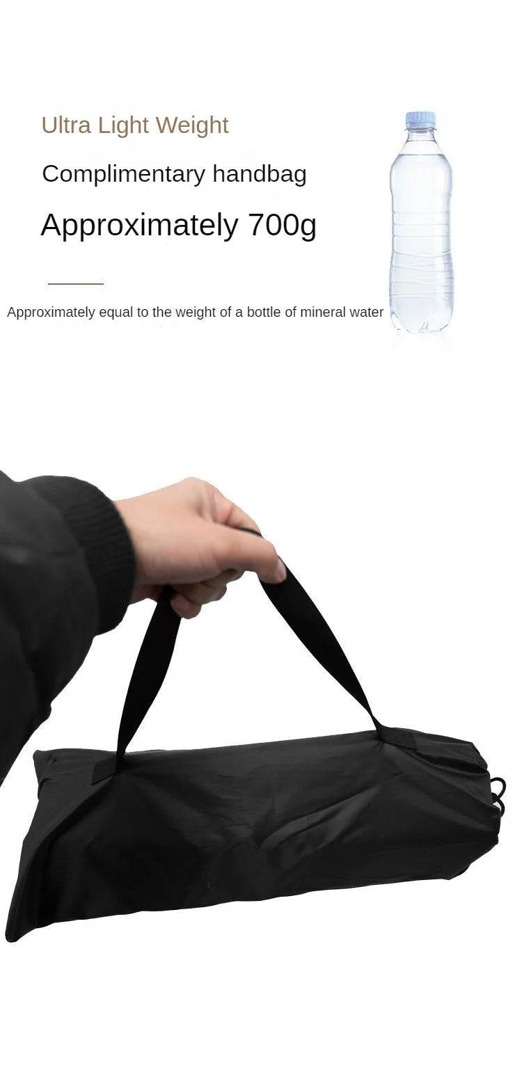 Folding Camping & Beach Chair – Lightweight Backrest Chair with Cushion & Storage Bag