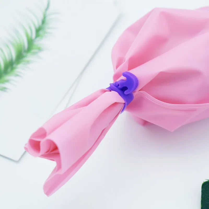 10pc Silicone Icing Bag Ties – Reusable No-Leak Piping Bag Clips for Cake Decorating