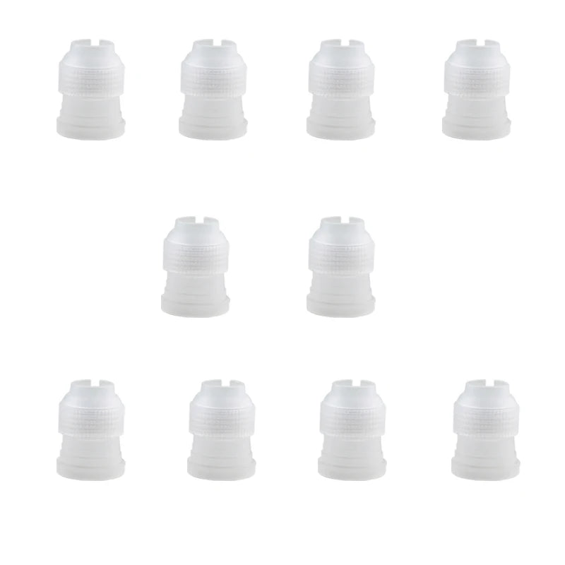 10pc Silicone Icing Bag Ties – Reusable No-Leak Piping Bag Clips for Cake Decorating