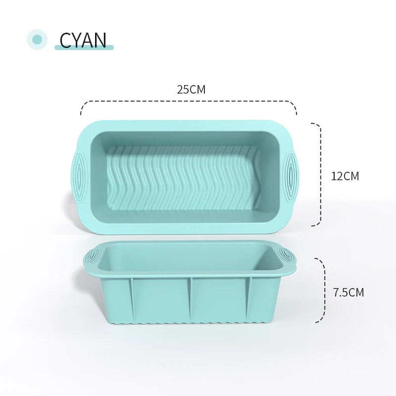 Non-Stick Silicone Cake Mould – Versatile Baking Pan for Cakes or Breads