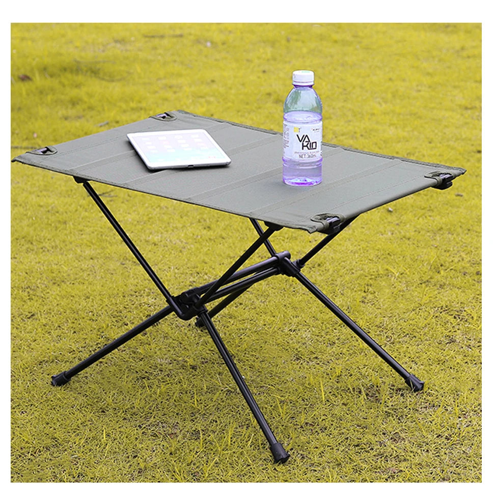 WESTTUNE Lightweight Camping Folding Table – Portable Roll-Up Aluminium Table with Oxford Fabric Top