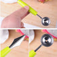 Fruit Carving Knife and Melon Scoop – 2-in-1 Stainless Steel Fruit & Ice Cream Ball Maker