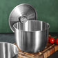 Stainless Steel Mixing Bowl with Lid – Versatile Salad, Stirring & Food Storage Container