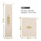 Linen Bread Bags – Reusable Drawstring Storage for Loaves & Baguettes (Set of 4)