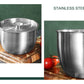 Stainless Steel Mixing Bowl with Lid – Versatile Salad, Stirring & Food Storage Container