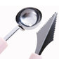 Fruit Carving Knife and Melon Scoop – 2-in-1 Stainless Steel Fruit & Ice Cream Ball Maker