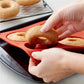 Silicone Donut Mould – 3D Non-Stick Baking Mould for Donuts, Muffins, Cakes and Pastries