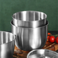 Stainless Steel Mixing Bowl with Lid – Versatile Salad, Stirring & Food Storage Container