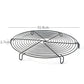 Round Nonstick Cooling Rack – Carbon Steel Cake Rack for Baking & Kitchen Use