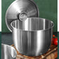 Stainless Steel Mixing Bowl with Lid – Versatile Salad, Stirring & Food Storage Container