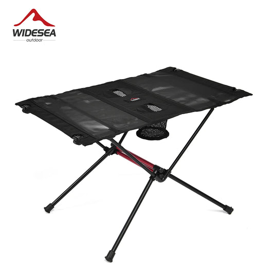 Widesea Folding Camping Table – Lightweight Aluminium Picnic Table for Hiking & Travel