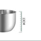 Stainless Steel Mixing Bowl with Lid – Versatile Salad, Stirring & Food Storage Container