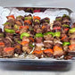 10pcs Grill Skewers – Stainless Steel for Air Fryer, Oven & BBQ Cooking