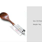 Solid Teak Wood Cooking Spatula – Non-Scratch Kitchen Utensil with Hanging Loop