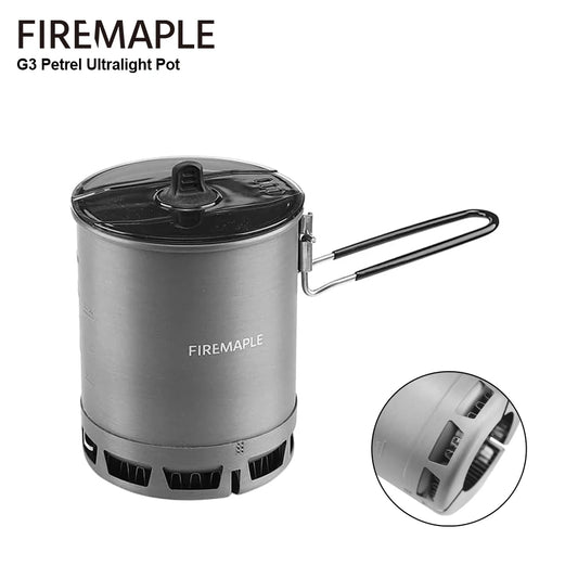Fire-Maple G3 Petrel 600ml Ultralight Outdoor Pot – High-Efficiency Heat Exchanger for Hiking & Travel