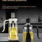Silicone Oil Brush with Glass Bottle – High Temp Resistant, Non-Shedding, for Kitchen & BBQ
