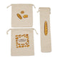 Reusable Linen Bread Storage Bag – Large Drawstring Unbleached Natural Organiser