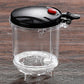 Heat Resistant Glass Teapot with One-Click Filtering – Tea and Coffee Maker with Water Separation