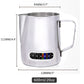 Milk Frothing Pitcher with Temperature Display – Stainless Steel Jug for Latte Art 350/600ml