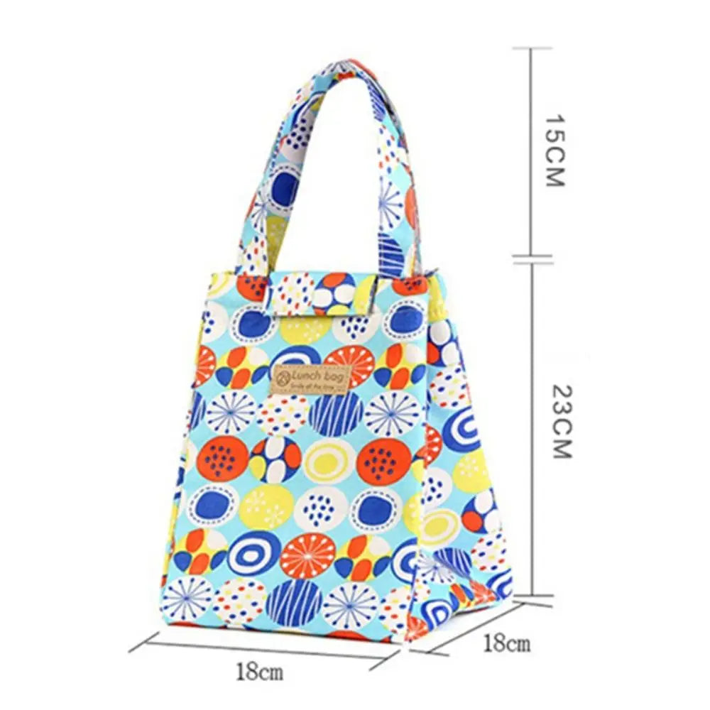 Oxford Cloth Insulated Lunch Bag – Waterproof Cooler for Food & Drink Storage