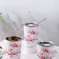 Cherry Blossom Stainless Steel Thermal Mug – Leak-Proof Travel Cup with Lid, 360–560ml