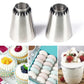 Stainless Steel Icing Nozzles – Cake Decorating Tips for Biscuits, Cookies & Desserts