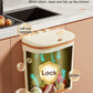 Wall Mounted Kitchen Wastebasket Bin – 8.5L/12L Compost & Rubbish Bin with Lid