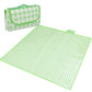 Checkered Picnic Blanket 140×190cm – Washable Lightweight Mat with Handle for Camping