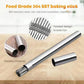 20pcs Stainless Steel BBQ Skewers – Reusable Flat Rotating Sticks for Grill & Garden BBQ