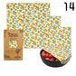 3pcs Reusable Beeswax Food Wraps – Natural Cotton Covers for Cheese, Fruit & Bread